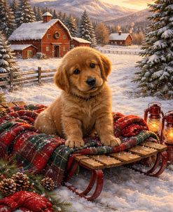 Golden Waiting for Santa
