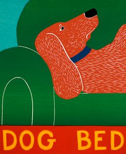 Dog Bed Red Dachshund
