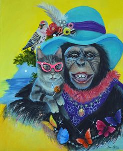 Funky Cat and a New Hat