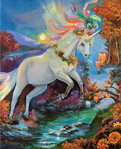 Colour-Fall Unicorn