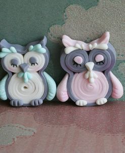 Owl Quilled Boy And Girl