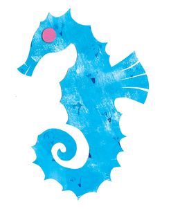 Seahorse 2 Blue