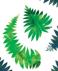 Palm Leaves Composition