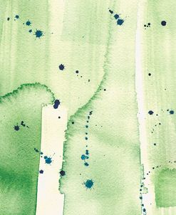 Abstract Green Watercolor