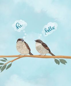Two Friendly Birds