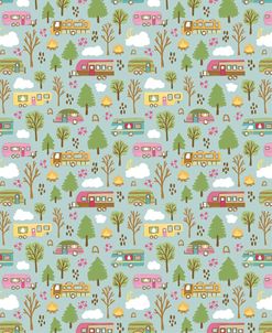 Wanderlust Wheels Pattern