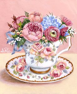 Pink Rose Teacup