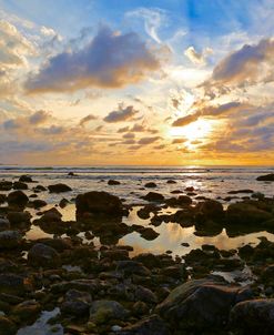 Blue Mexico Sunset