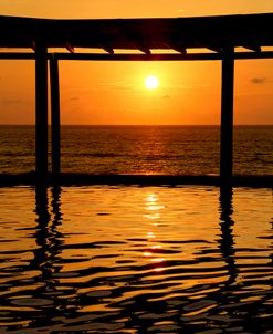 Mexico Gazebo Sunset