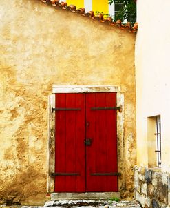 Double Red Door