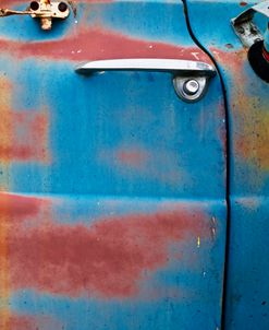 Blue Vintage Car Door1