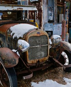 Vintage Gas Station and Model T