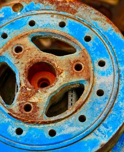 Vintage Blue Car Parts