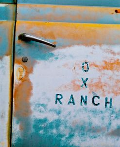 Vintage OX Ranch Door