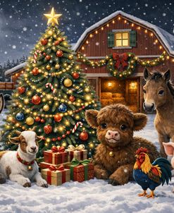 Barnyard Christmas – A Snowy Christmas Eve