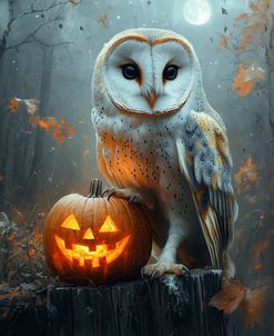 Halloween Barn Owl