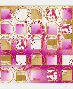 Pink and Gold Grid II copy