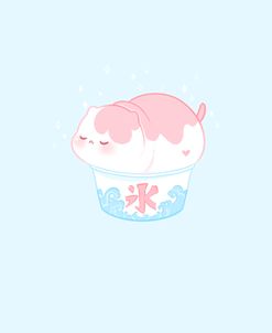 Japanese Food Kakigori Ice Cat