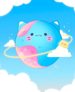 Planet Earth Moon Cats