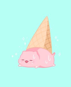Melted Icecream Cone Cat