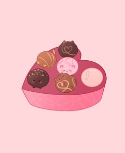 Valentines Day Chocolate Cats