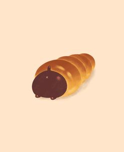 Chocolate Cornet Stuck Cat