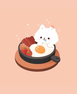 Samoyed English Breakfast