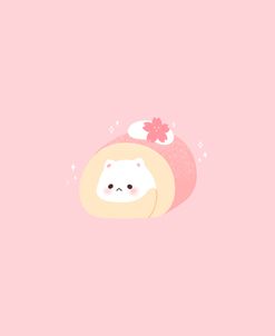 Sakura Cat Roll Cake