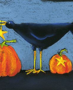 Crow With Pumpkins