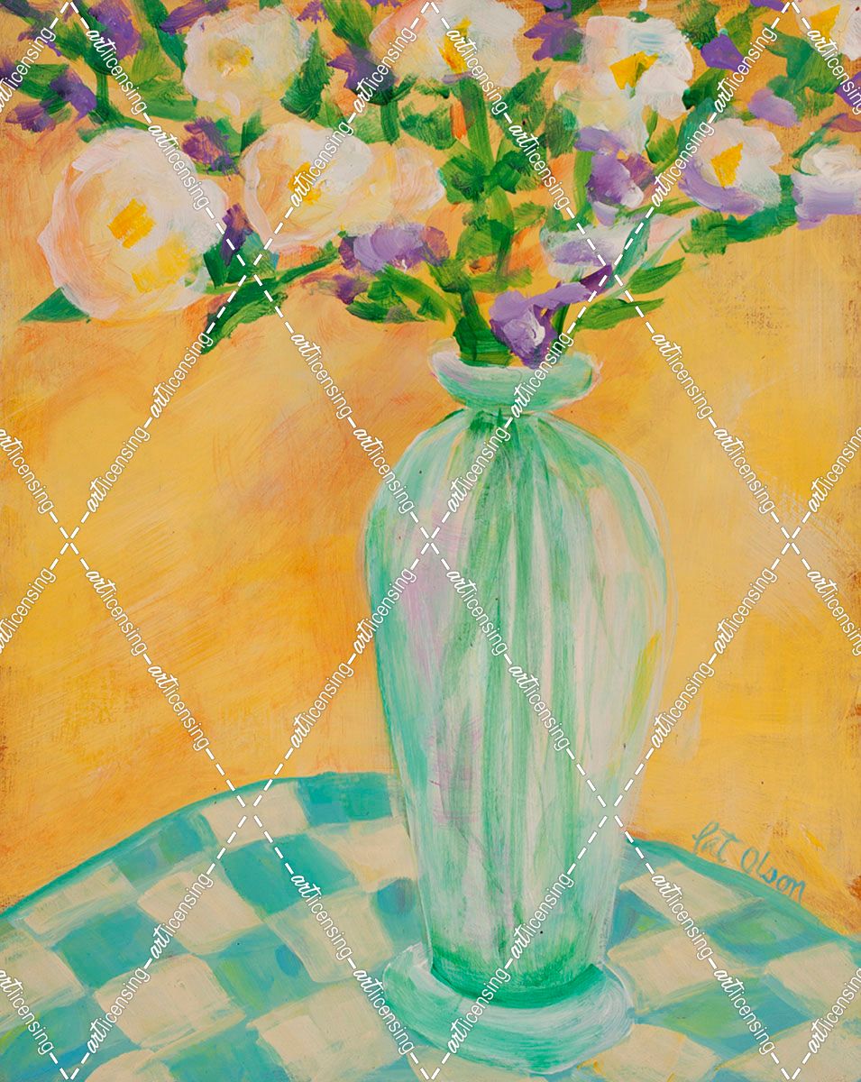 Flowers – Pink In A Clear Vase