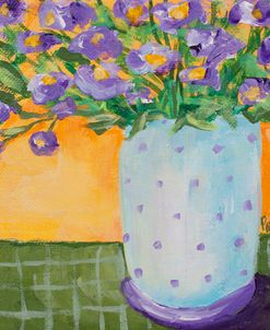 Flowers – Purple Dot Vase