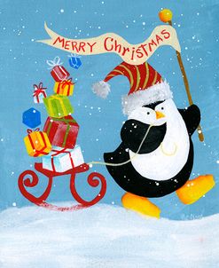 Penguin And Sleigh