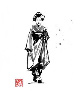 Geisha Walking