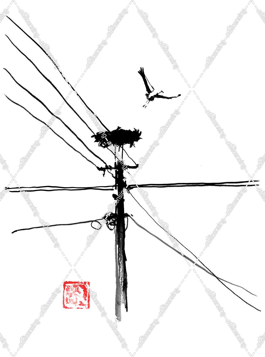 Flying Storke