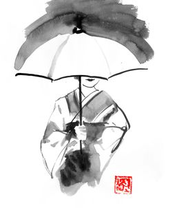 Geisha Umbrella 2