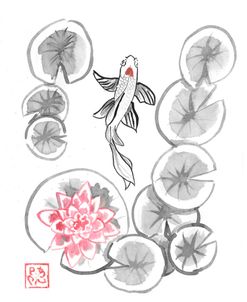 Nenuphars And Koi