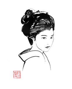 Geisha In Kimono