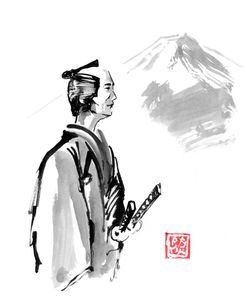 Samurai And Fujisan
