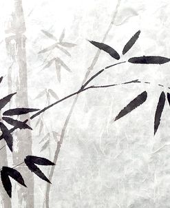 Bamboos On Rice Fiber Paper