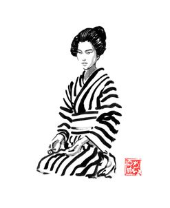 Geisha Stripy