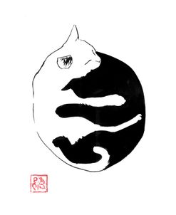 Ying Yang Cat