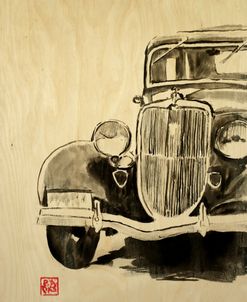 Car On Wood
