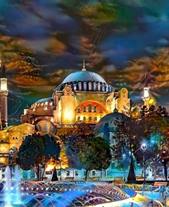 Istanbul Turkey Hagia Sophia Fountain