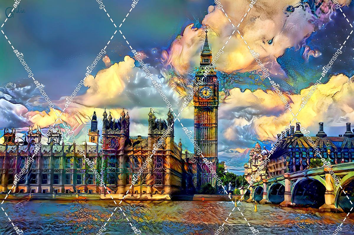 London England Big Ben and Parliament