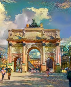 Paris France Arch of Carrousel