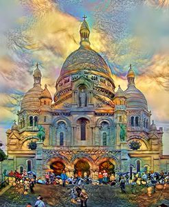 Paris France Basilica of the Sacred Heart Sacre Coeur Ver2