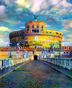 Rome Italy Castel Sant Angelo Mausoleum of Hadrian