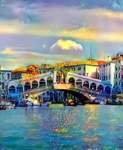 Venice Italy Rialto Bridge