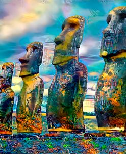 Polynesia Moai Easter Island