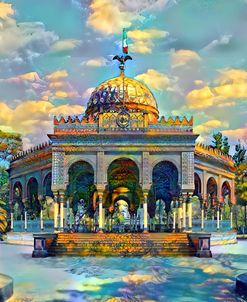 Mexico City Moorish Kiosk At Dawn